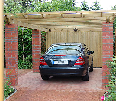 Carport Sonderanfertigung