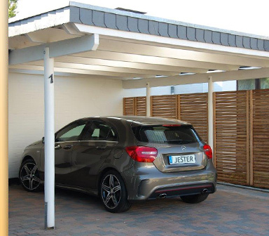 Carport Flachdach