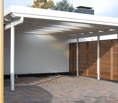 Carport Flachdach